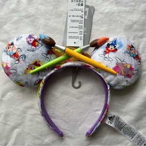 NWT Disney Parks Ink and Paint Minnie Ears